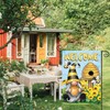 DMERBYL Spring Summer Garden Flag for Outside 12x18 Double Sided
