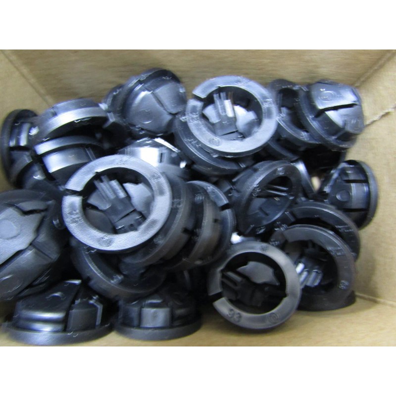 Arlington 50 NEW ARLINGTON NM95 3/4" BLACK BUTTON PUSH-IN CONNECTORS
