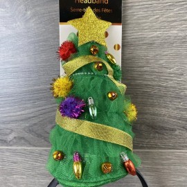 Almar Christmas Holiday Christmas Tree Headband Costume Party Hair Band Gift NWT