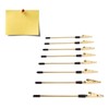 10Pcs Metal Memo Clips Gold Color Electroplated Safe Light Strong