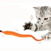 Fluorescent Snake Tail Kasha Refill for PET Cat Fishing Rod 03 Snake - Green 10ea