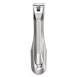 Seki EDGE SS-112 | Made in Japan | Premium Nail Clippers 95 mm | Stainless Steel Blade, Curved Lever, Integrated Nail File & Integrated Collection Container | Comfortable Nail Care for Professionals
