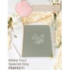 Wedding Planner Book and Organizer, Bridal Planning Binder with Tabs&Pocket