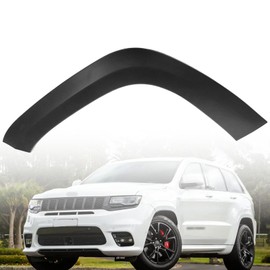 Sekeseauto Fender Flare Trim Molding Wheel Arch Front Driver Compatible with Jeep Grand Cherokee SRT SRT8 2012-2021 Replace# 5QJ83TZZAE, 1WC99AXRAB Front Left Fender Trims