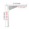 Valance Clips 4 Pcs Clear Vertical Blind Installation Bracket with
