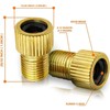 AUTOZOCO Presta to Schrader Valve Adapter Aluminum Bicycle Presta to