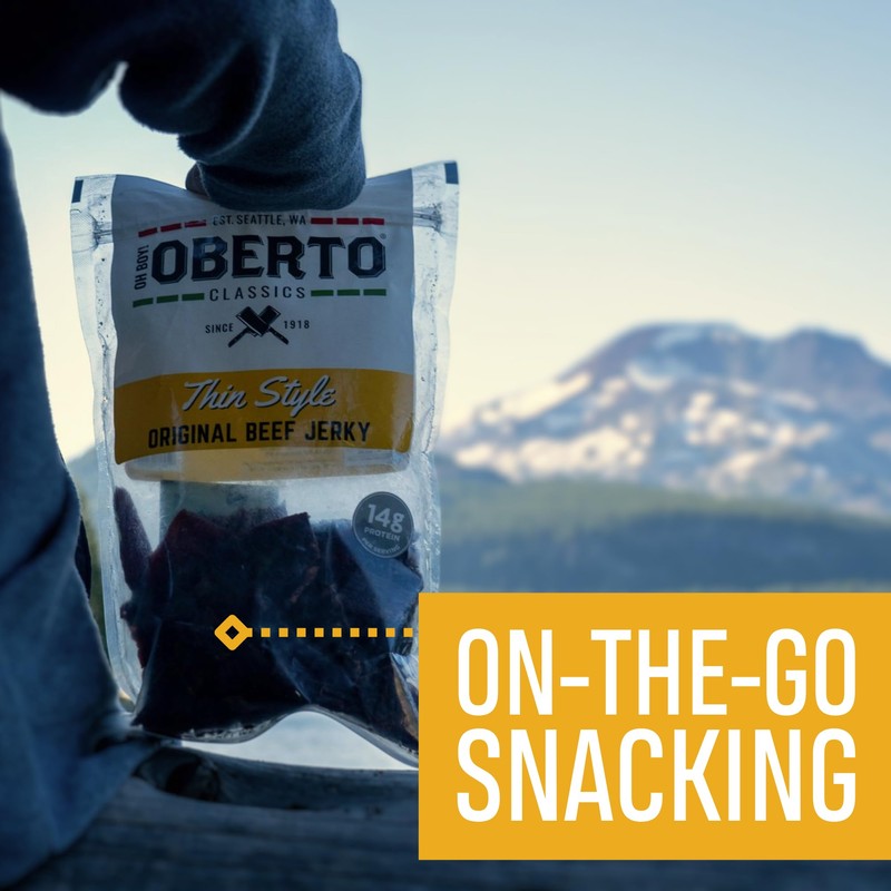 Oh Boy! Oberto Classics Thin Style Original Beef Jerky, 7