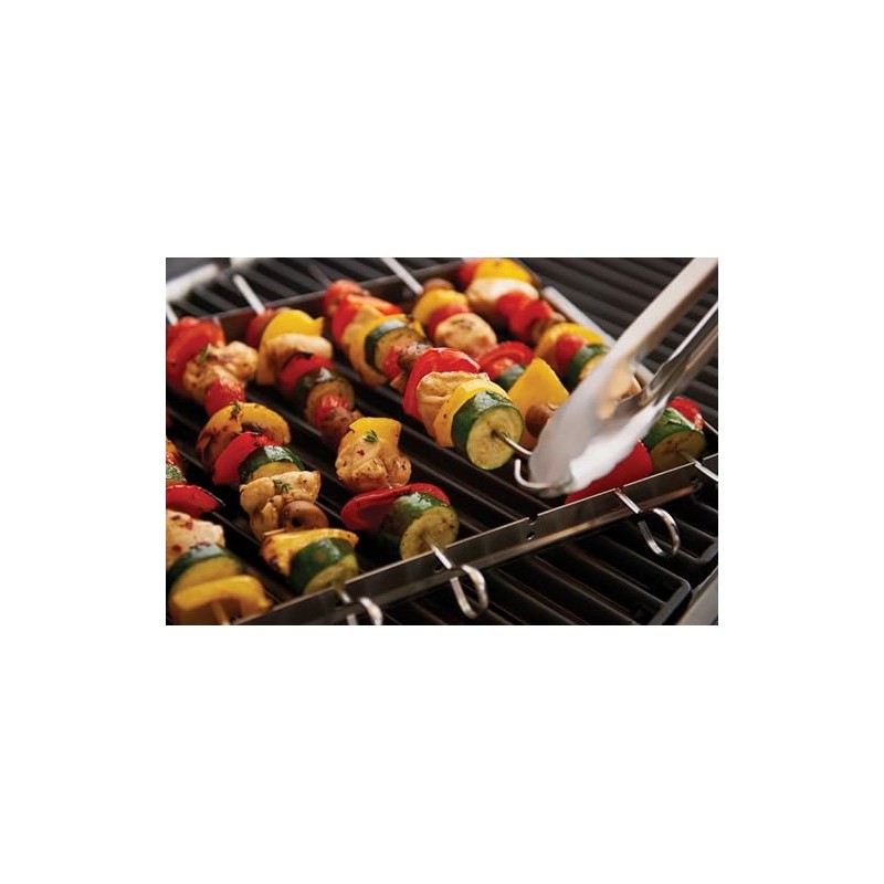 GrillPro 41338 Stainless Steel Shish Kebab Set