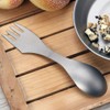 BY-J Titanium 2 in 1 Fork and Spoon Combo 2-Pack
