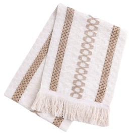 Elegant Table Runner with Long Tassels Cotton Linen Table Runner Dining Boho Table Runner Beautiful Vintage Macrame Table Runner for Holiday Parties Daily