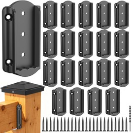 SIEDiNLAR 20 PCS Deck Railing Bracket Connectors for 2x4 Wood Posts