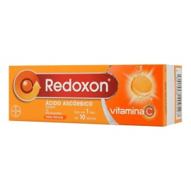 Redoxon Sabor Naranja Tableta Efervescente 1 G, 10 Tabletas