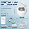 Ultrasonic Retainer Cleaner, 45kHz Retainer Cleaner Machine for Dentures, 4
