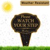 XIAOKAIYAN Please Watch Your Step Sign with Stake Outdoor