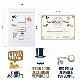 Gift Idea Advent for Helibat - Certificate for the Groom - Team Groom Gadget - Groom To Be Kit - Accessories Scherzi Sposi
