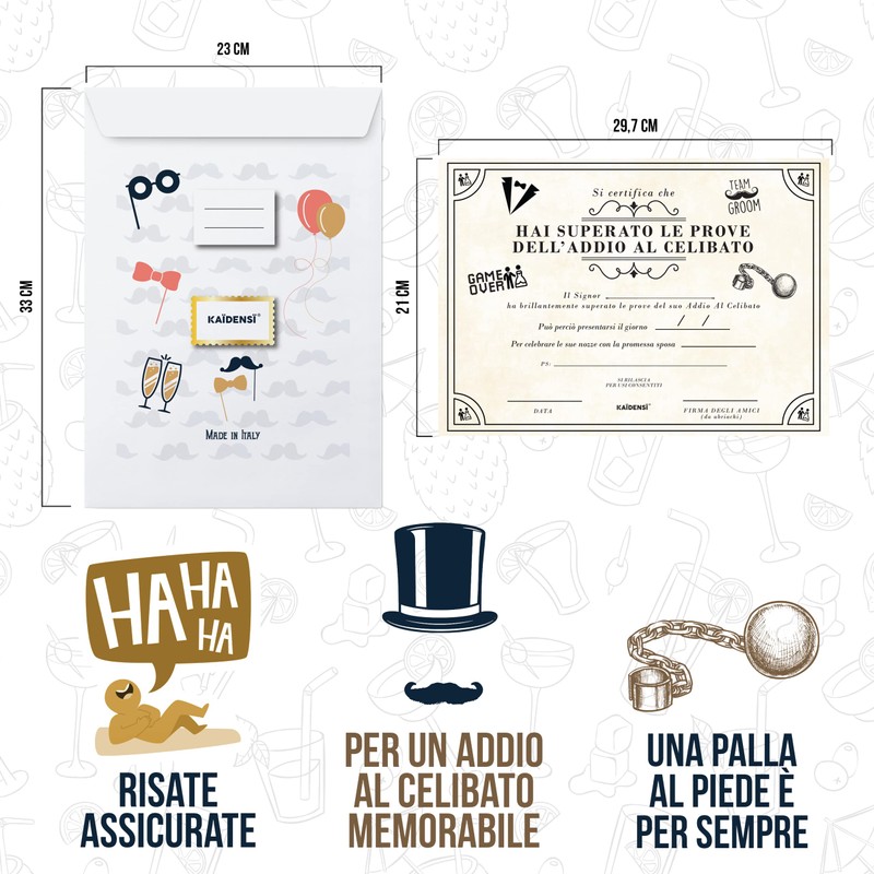Gift Idea Advent for Helibat - Certificate for the Groom