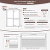 Allesin zen No Drill No Tools Blackout Roller Shades for