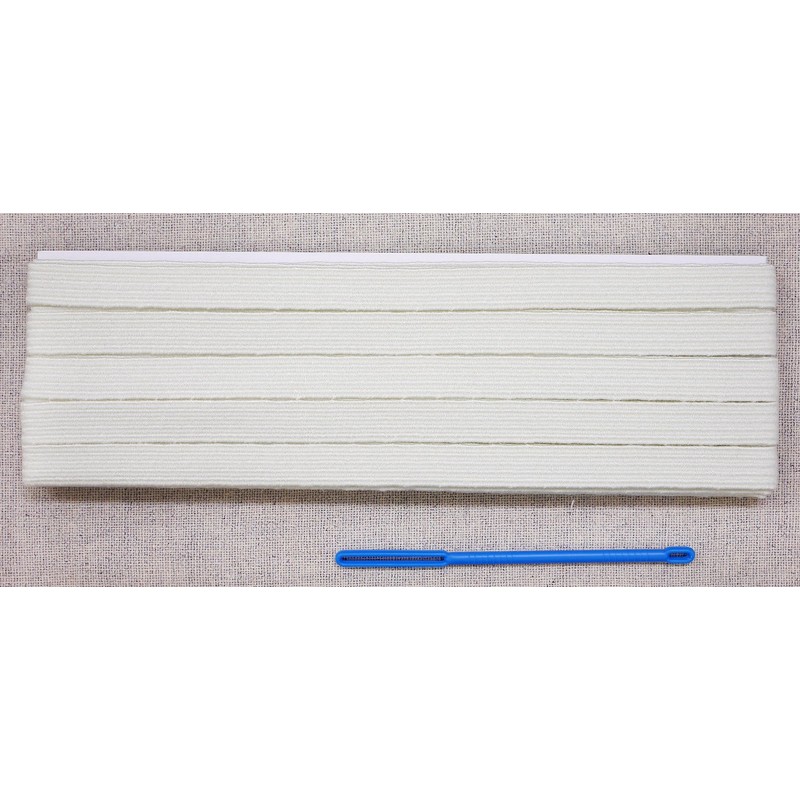 KAWAGUCHI Anti-Bacterial, Anti-Odor Strong Elastic Tape Elastic Loops 10 Call Width