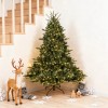 Makeatree 4FT Prelit Artificial Christmas Tree Premium Spruce Fake Xmas