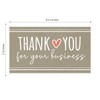 Kraft Look Thank You for Your Business Cards / 100
