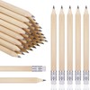 Cerolopy 40 Pieces Golf Pencils with Rubbers Half Pencils Small