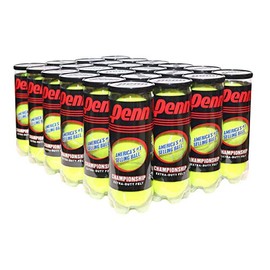 Penn Championship Tennis Balls - Extra Duty Felt Pressurized Tennis Balls - 24 Cans, 72 Balls