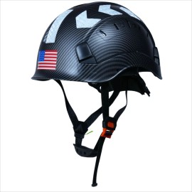 Wejump ANSI Z87.1 CE EN397 Carbon Fiber Pattern ABS Industrial PPE Construction Hard Hat Reflective Sticker Safety HelmetSafety Helmet Type: Without Visor, Color: White, Material: ABS