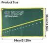 Emperoch 14 Pockets Roll Up Tools Bag, Green Canvas Wrench