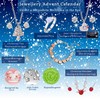 Jewellery Advent Calendar 2024, Moissanite Diamond Crystal Necklace Advent Calendar
