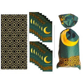 Ramadan Party Favors Ramadan Pencils Ramadan Goody Bags Ramadan stickers Ramadan Gifts for Muslim Islamic Gifts (50 Bags G)