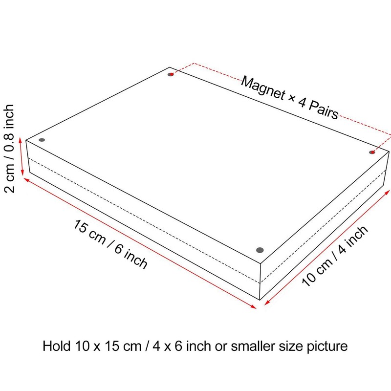 Boxalls Acrylic Photo Frame 10 x 15 cm (4 x
