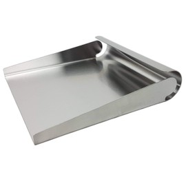 Gravidus Vegetable Scoop Cooking Scoop Dough Card Dough Cutter for Dough Processing and Cooking Approx. 15 x 15 x 3.5 cm Made of Stainless Steel, Dishwasher Safe