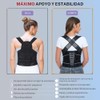 Corrector de Postura para Hombres y Mujeres,Corrector de Espalda,Tamaño Ajustable,Transpirable,Corrección