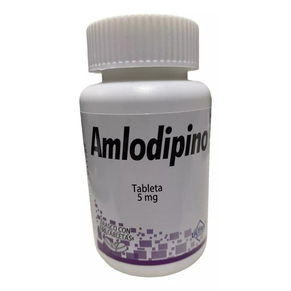 Amlodipino 5mg 100 Tabletas