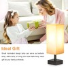 Small Table Lamp for Bedroom - Bedside Lamps for Nightstand,