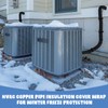 4 Sets 3 Layers HVAC Copper Pipe Insulation Cover 72x10.2
