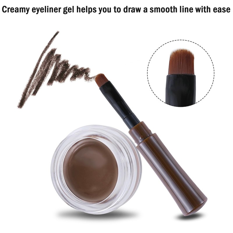 Boobeen Eyeliner Gel Eyeliner Smudge-proof Eyeliner Gel Makeup Highly Pigmented