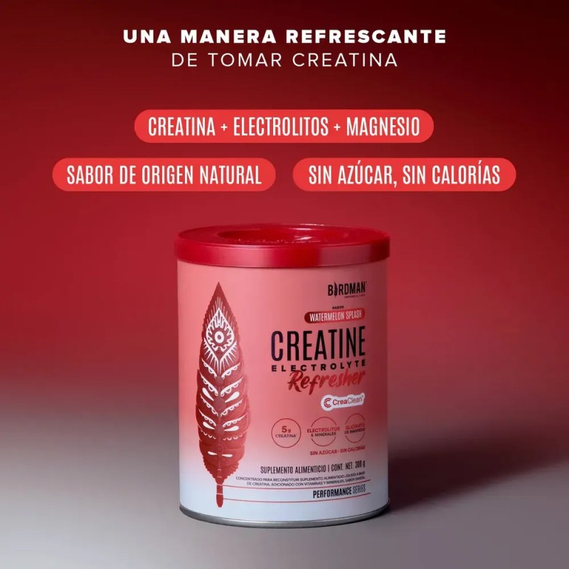 Birdman Creatine Refresher | Creatina Monohidratada con Electrolitos, Magnesio y