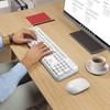 FOPETT Wireless Keyboard and Mouse Combo, 104 Keys Full-Sized 2.4