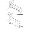 Prime-Line R 7265 Drawer Track Back Plate, 3/8 In. x
