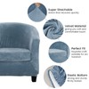 Mingfuxin Velvet Chair Covers for Tubs, Upgraded 2 in 1