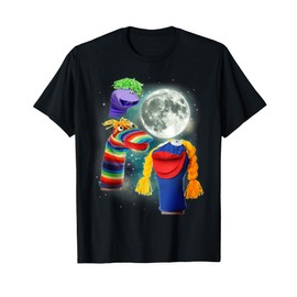 Three Sock Moon - Funny Weird Cursed Puppet Meme Ugly T-Shirt