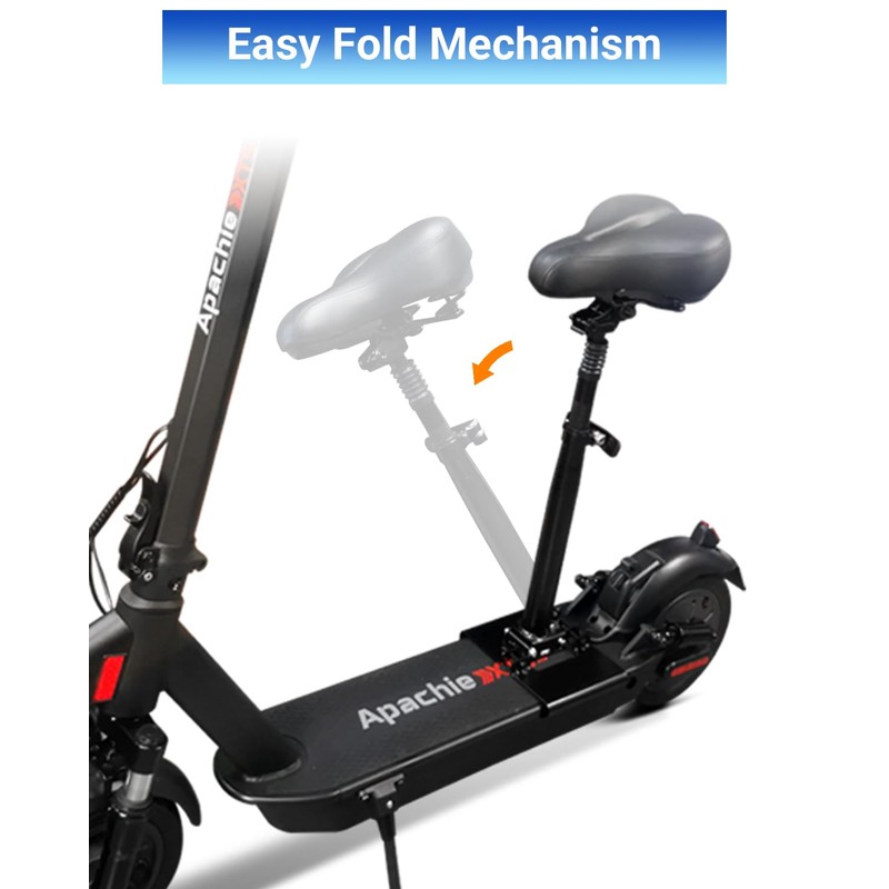 KALLAK Electric Scooter Seat Suitable Only for Curved Edge Deck