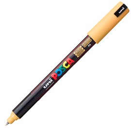 uni-ball 181720 Uni Posca Marker with Extra Fine Tip 0.7 mm Line Width Apricot