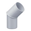 INEFA Rain Pipe Elbow 45 Degrees for Downpipe, PVC DN