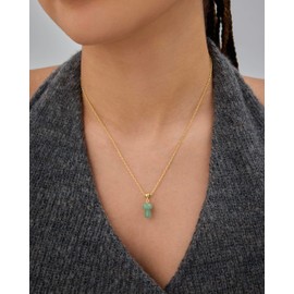 PAVOI 14K Gold Plated Whimsical Charm Pendant Necklaces for Women - Adjustable Sliding Chain Dainty Necklace Charms Pack - Customizable Cubic Zirconia Star Heart Religious Sports Pearl Pendants Set