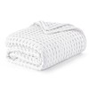 Bedsure Cooling Cotton Waffle Queen Size Blanket - Lightweight Breathable