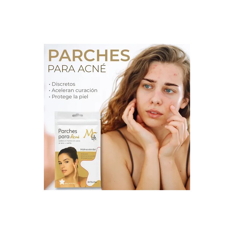 Parches Estrella Anti Acné Mc Life Hidrocoloidal 240 Pza Todo