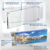 DuraClear 4x10 Panoramic Acrylic Photo Frame - Frameless & Thick