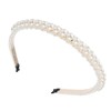 FOMIYES Elegant Pearl Hair Hoop Fashion Headband for Women Curly